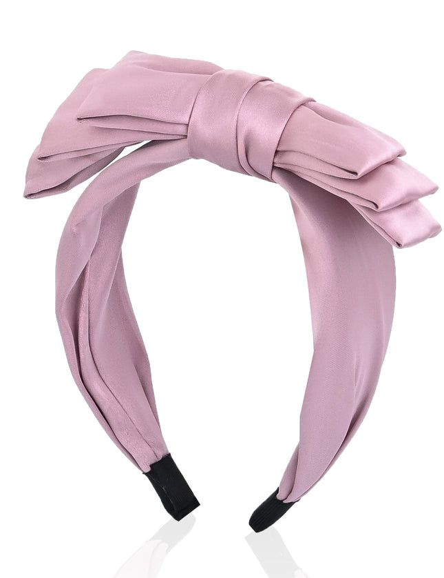 kids atelier mimi tutu Classic Satin Bow Headband