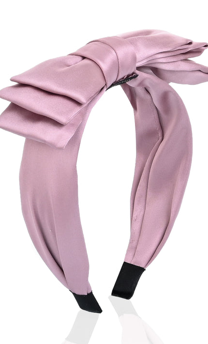 kids atelier mimi tutu Classic Satin Bow Headband