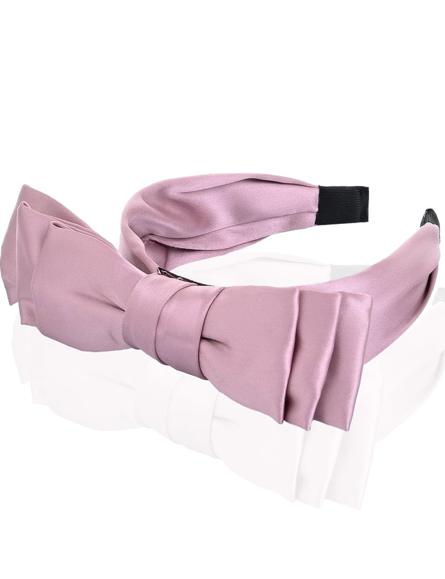 kids atelier mimi tutu Classic Satin Bow Headband