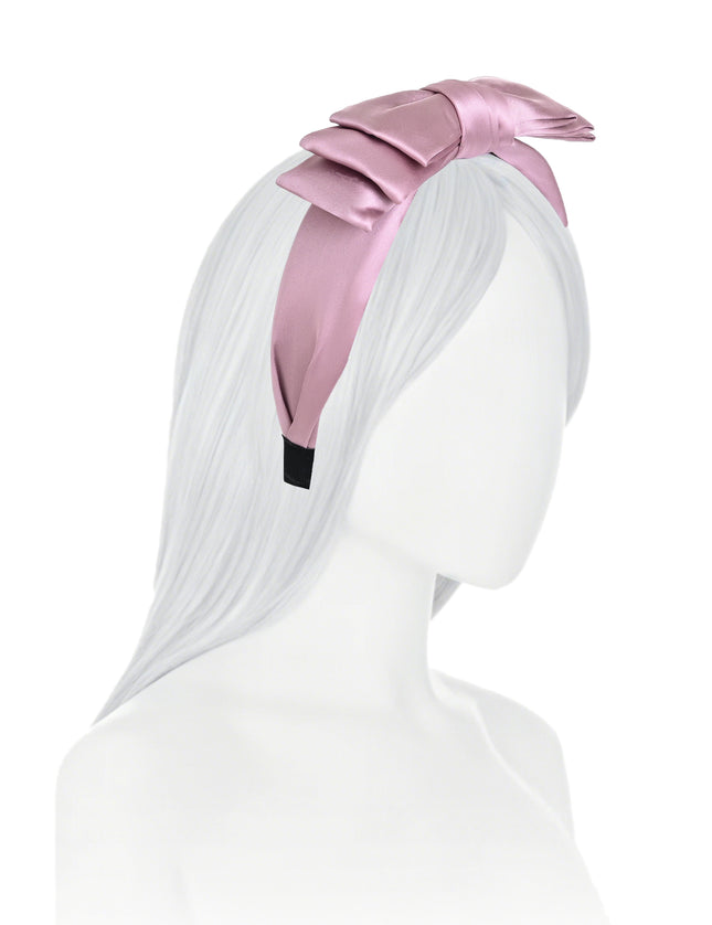 kids atelier mimi tutu Classic Satin Bow Headband