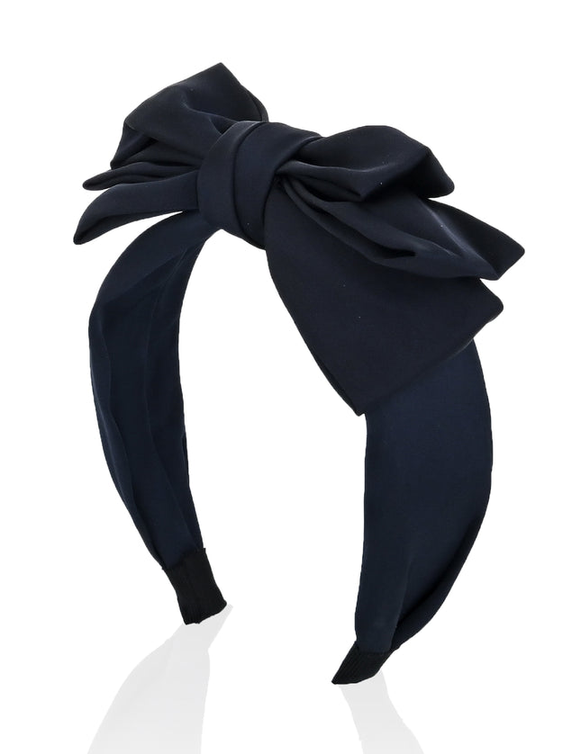 kids atelier mimi tutu Classic Satin Bow Headband