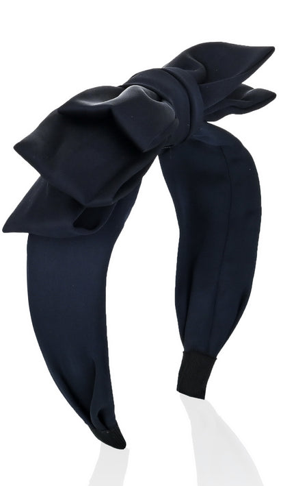 kids atelier mimi tutu Classic Satin Bow Headband