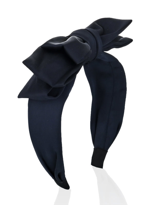 kids atelier mimi tutu Classic Satin Bow Headband