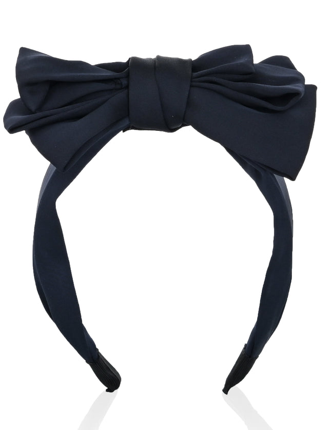 kids atelier mimi tutu Classic Satin Bow Headband