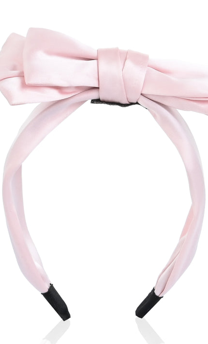 kids atelier mimi tutu Classic Satin Bow Headband