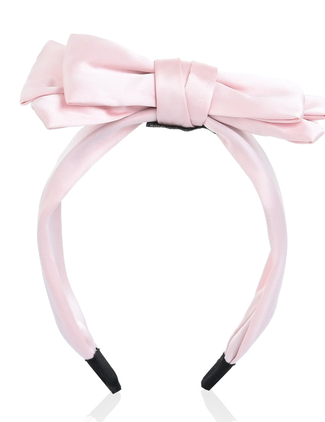 kids atelier mimi tutu Classic Satin Bow Headband