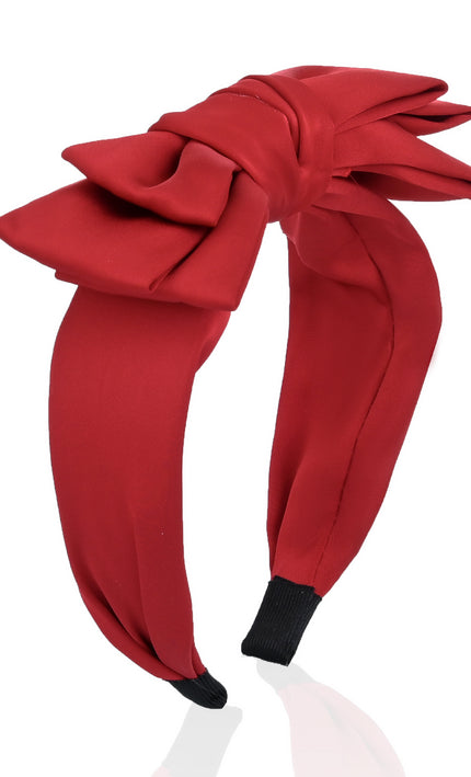 kids atelier mimi tutu Classic Satin Bow Headband