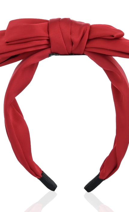 kids atelier mimi tutu Classic Satin Bow Headband