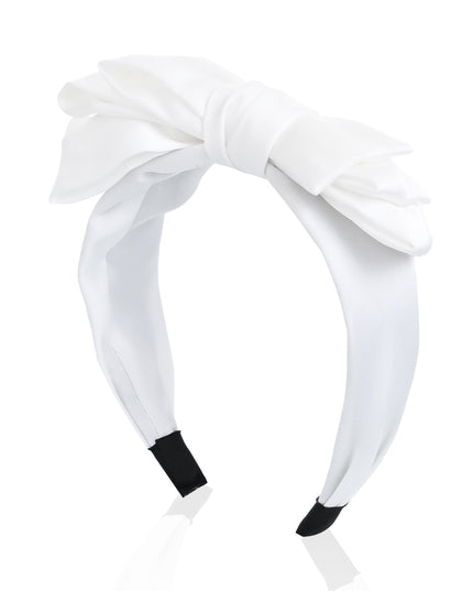 kids atelier mimi tutu Classic Satin Bow Headband