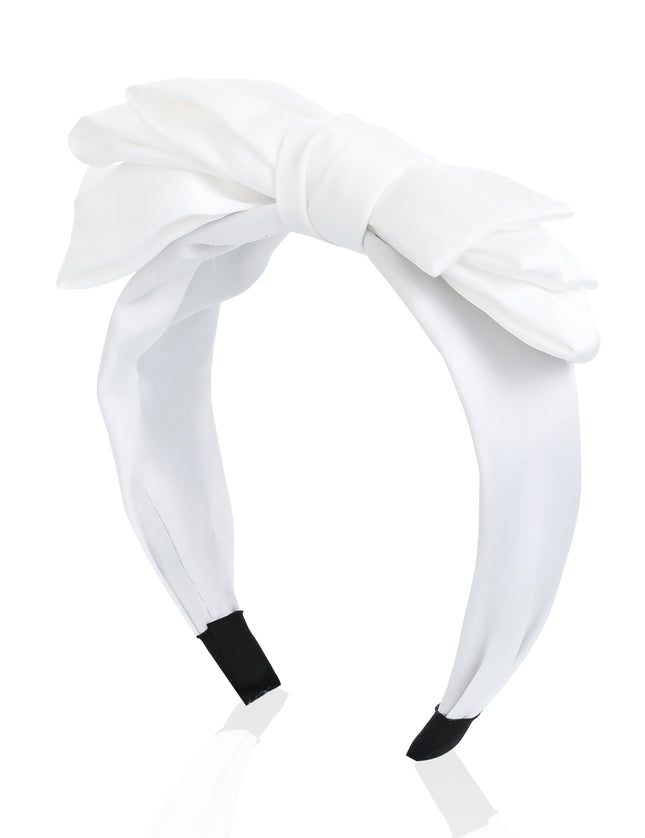 kids atelier mimi tutu Classic Satin Bow Headband