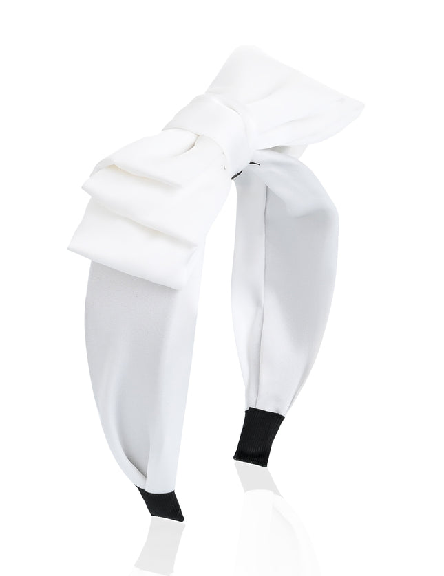 kids atelier mimi tutu Classic Satin Bow Headband