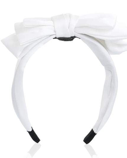 kids atelier mimi tutu Classic Satin Bow Headband