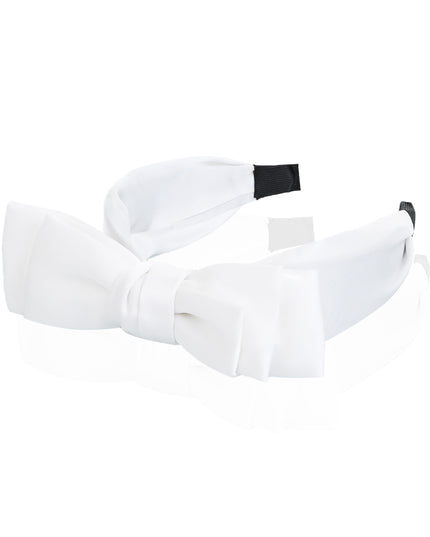 kids atelier mimi tutu Classic Satin Bow Headband