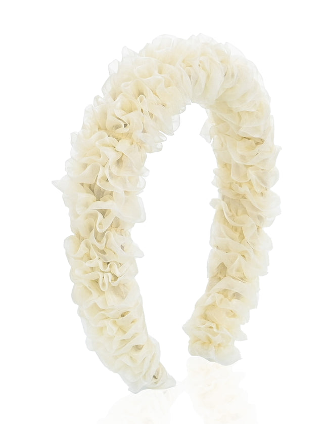 kids atelier mimi tutu Ruffled Sheer Headband
