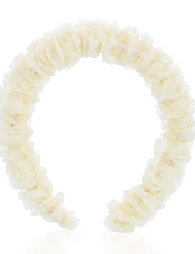kids atelier mimi tutu Ruffled Sheer Headband