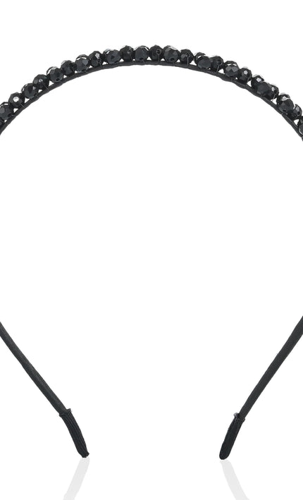 kids atelier mimi tutu Black Beaded Edge Headband