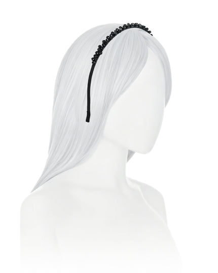 kids atelier mimi tutu Black Beaded Edge Headband