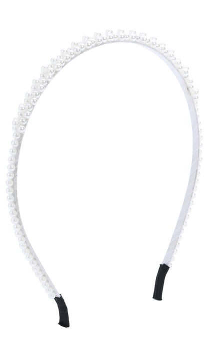 kids atelier mimi tutu Pearl Double-Row Headband
