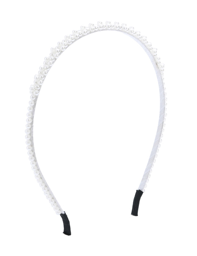 kids atelier mimi tutu Pearl Double-Row Headband