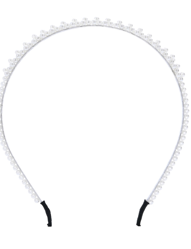 kids atelier mimi tutu Pearl Double-Row Headband