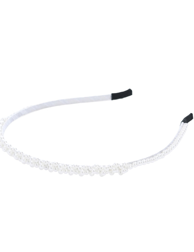 kids atelier mimi tutu Pearl Double-Row Headband
