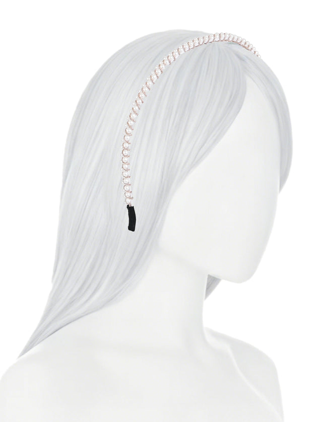 kids atelier mimi tutu Pearl Double-Row Headband