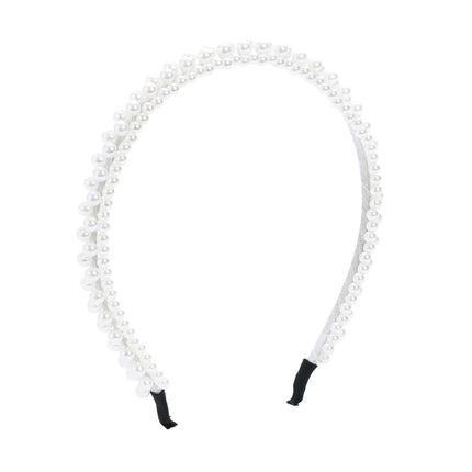 kids atelier mimi tutu Pearl Double-Row Headband