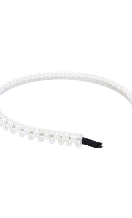 kids atelier mimi tutu Pearl Double-Row Headband