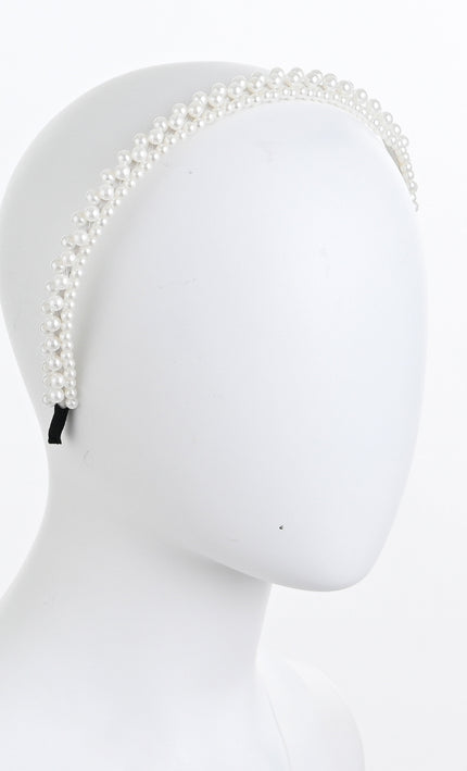 kids atelier mimi tutu Pearl Double-Row Headband