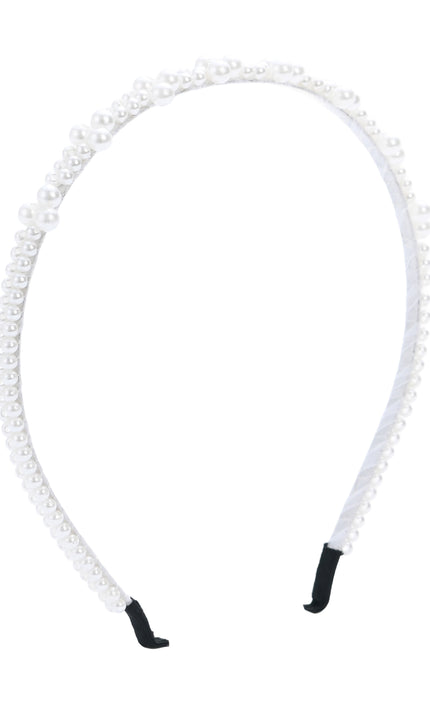 kids atelier mimi tutu Pearl Double-Row Headband
