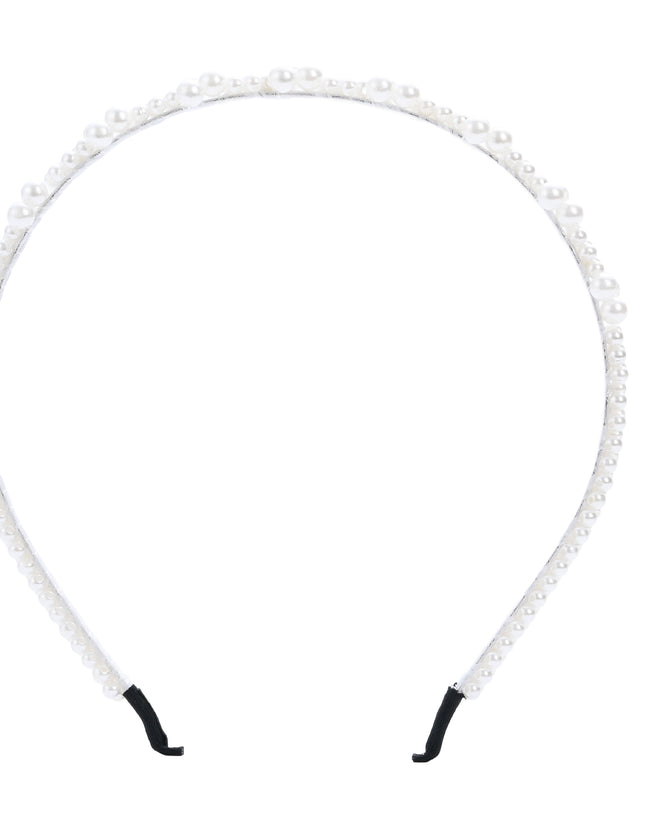kids atelier mimi tutu Pearl Double-Row Headband