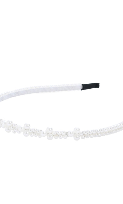 kids atelier mimi tutu Pearl Double-Row Headband