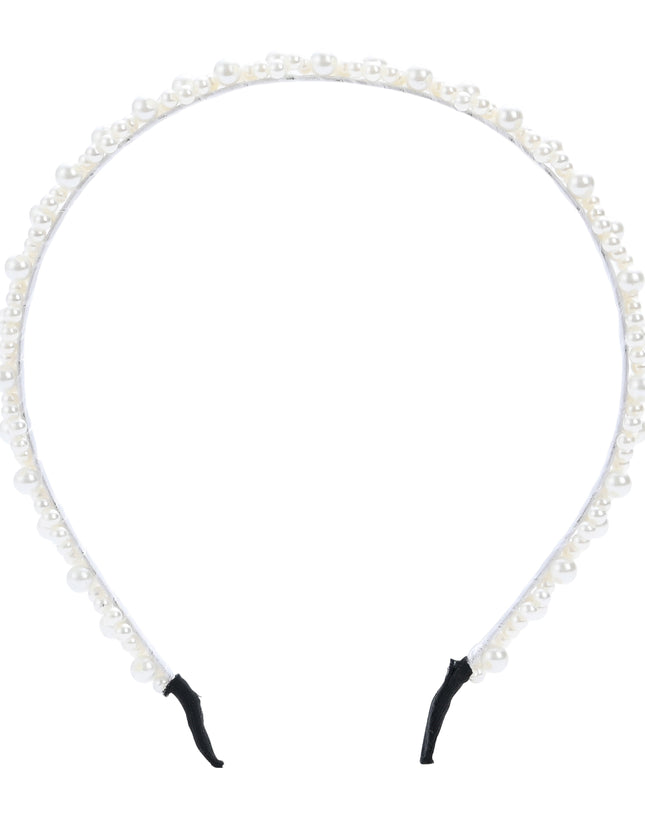 kids atelier mimi tutu Pearl Double-Row Headband