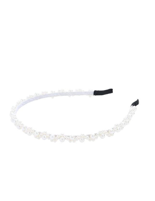 kids atelier mimi tutu Pearl Double-Row Headband