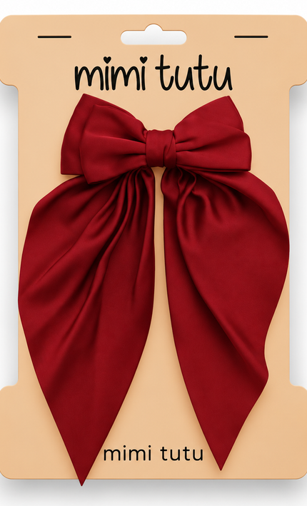 kids atelier mimi tutu Ribbon Bow Hair Clip
