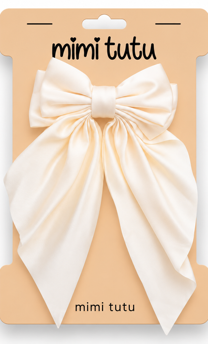 kids atelier mimi tutu Ribbon Bow Hair Clip