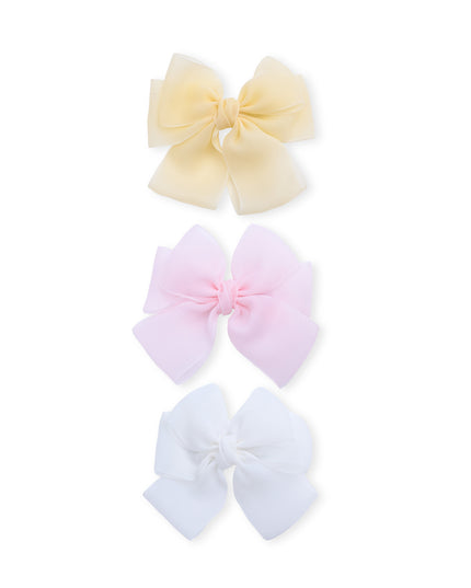 kids atelier mimitutu Multicolor Classic Bow Trio Set
