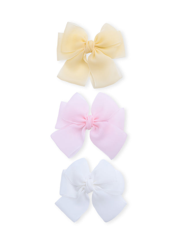 kids atelier mimitutu Multicolor Classic Bow Trio Set