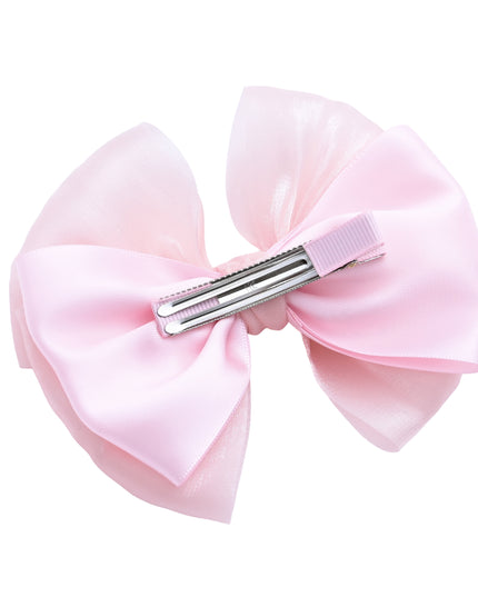 kids atelier mimi tutu Multicolor Satin Bow Clip Set