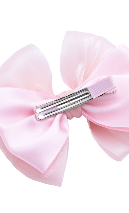 kids atelier mimi tutu Multicolor Satin Bow Clip Set