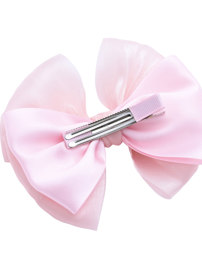 kids atelier mimi tutu Multicolor Satin Bow Clip Set