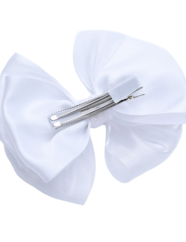 kids atelier mimi tutu Multicolor Satin Bow Clip Set