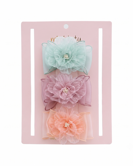 kids atelier mimi tutu Multicolor Flower Hair Clip Set