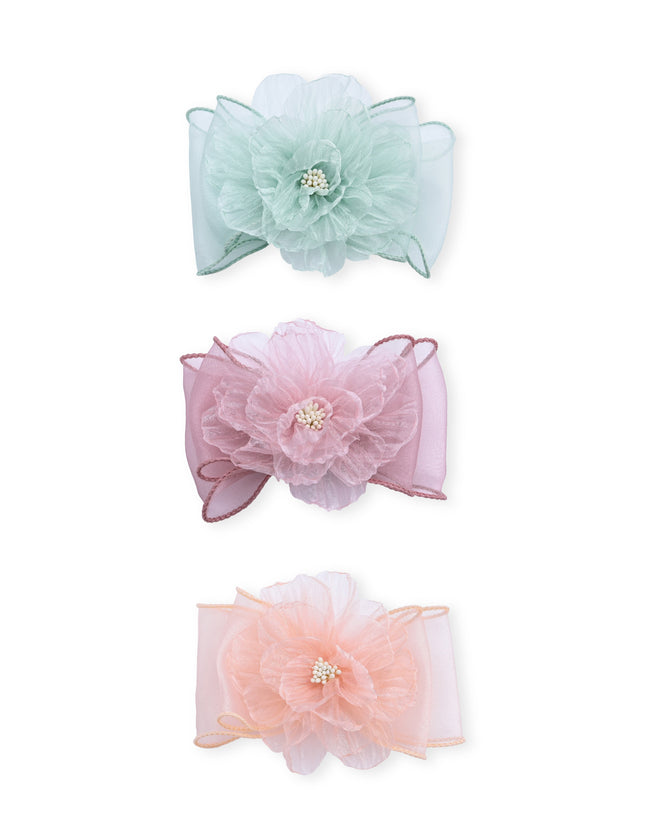 kids atelier mimi tutu Multicolor Flower Hair Clip Set