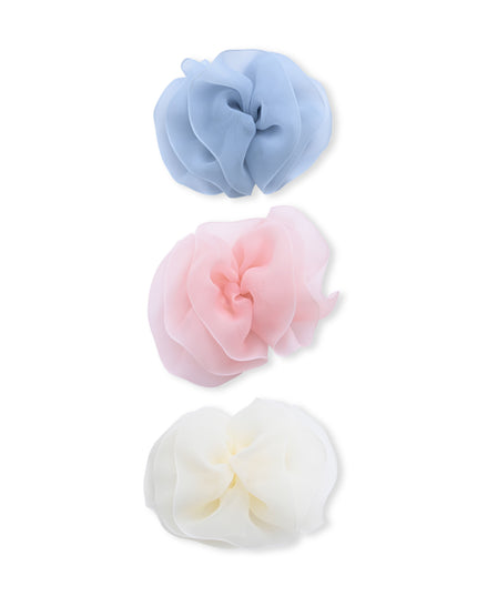 kids atelier mimi tutu Multicolor tulle Bow Hair Clip Set