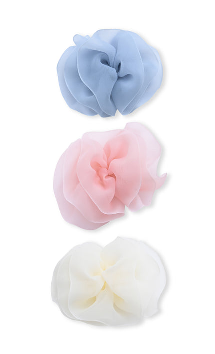 kids atelier mimi tutu Multicolor tulle Bow Hair Clip Set