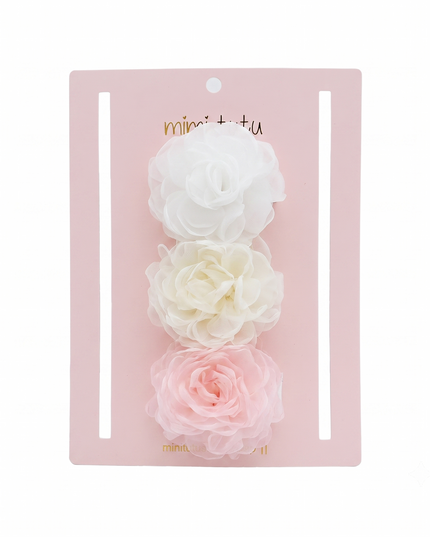 kids atelier mimi tutu Multicolor Petal Charm Clip Set