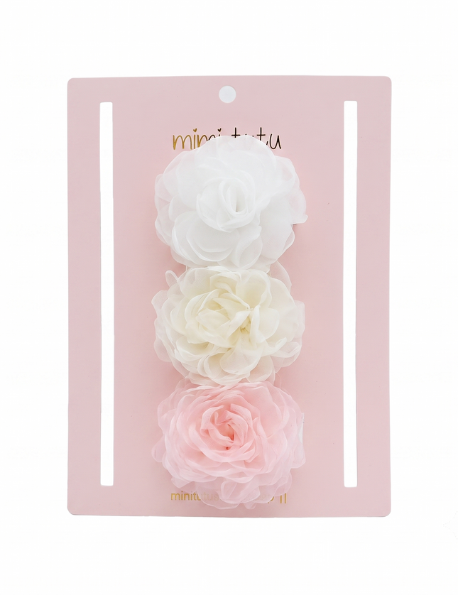 kids atelier mimi tutu Multicolor Petal Charm Clip Set