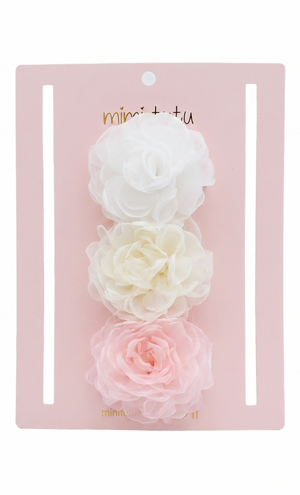 kids atelier mimi tutu Multicolor Petal Charm Clip Set