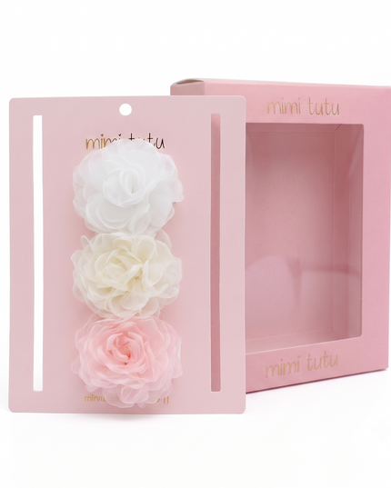 kids atelier mimi tutu Multicolor Petal Charm Clip Set
